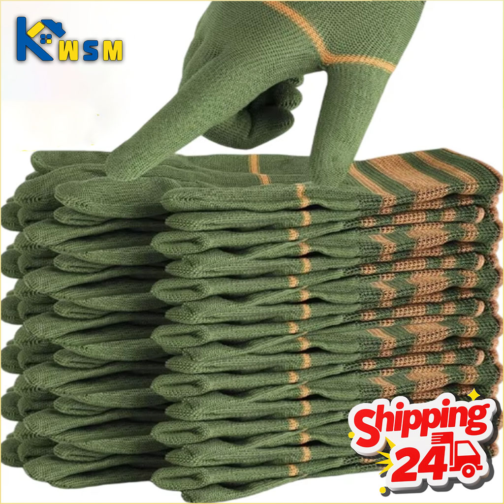 Gardening Tools Gloves - 12-48쌍 통기성 내마모성 작업 장갑 남성