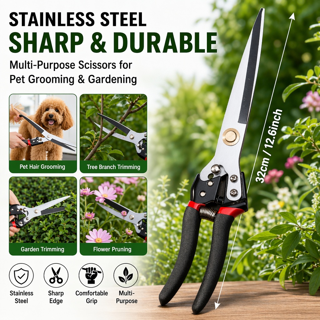 Gardening Tools To Cut Branches - 가위 헤비 듀티 가위 양용 가위
