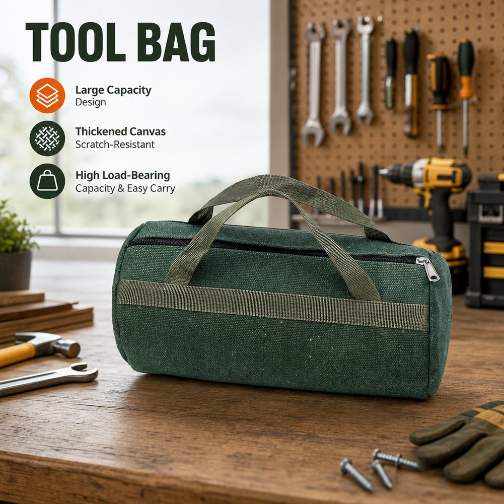Gardening Tools Repair Shop - 대용량 캔버스 도구 파우치 다목적 정리