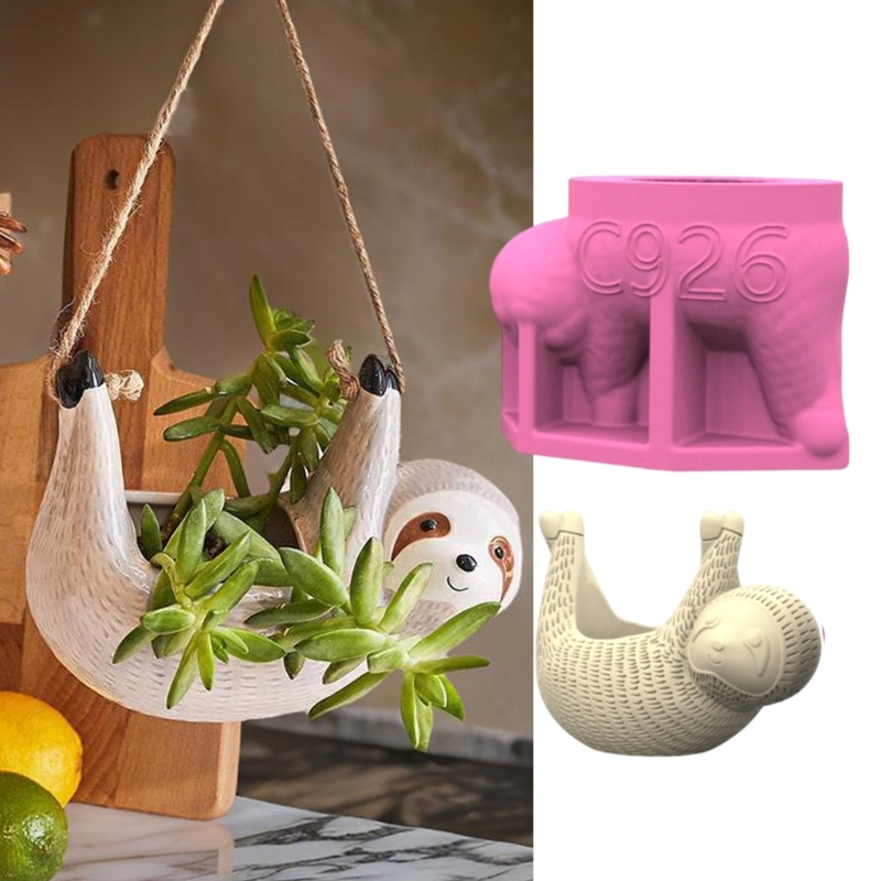 Gardening Tools Cute - 11cm 귀여운 Sloths 입상 모양 실리콘