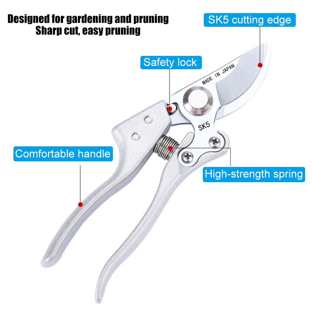 SK5 고탄소강 정원용 전지가위, 손가위, 노동 절약형 - Gardening Tools To Cut Branches 리뷰 및 가격