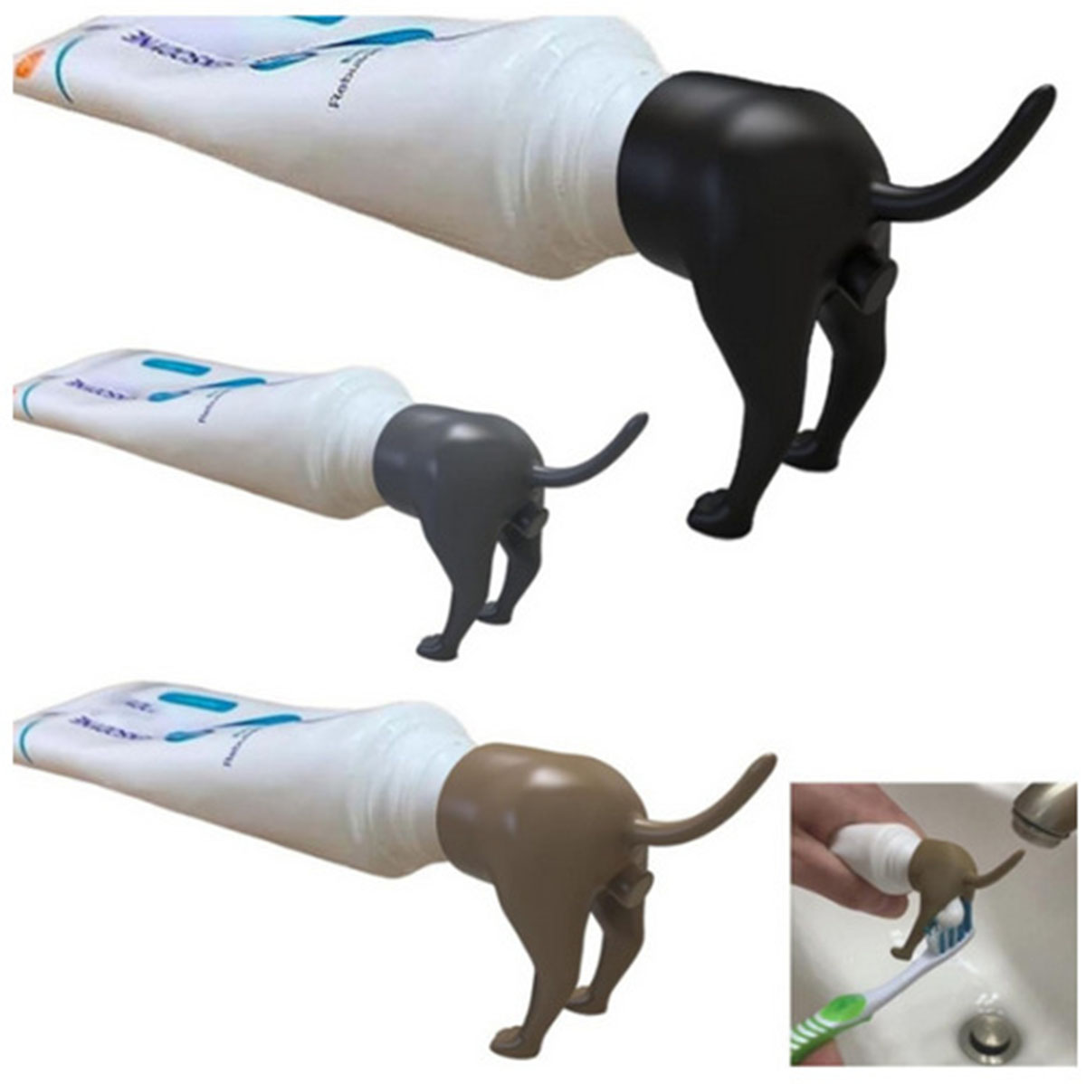 재미있는 강아지 엉덩이 치약 토퍼, 창의적인 치약 디펜 - Fertilizer Dispenser 리뷰 및 가격