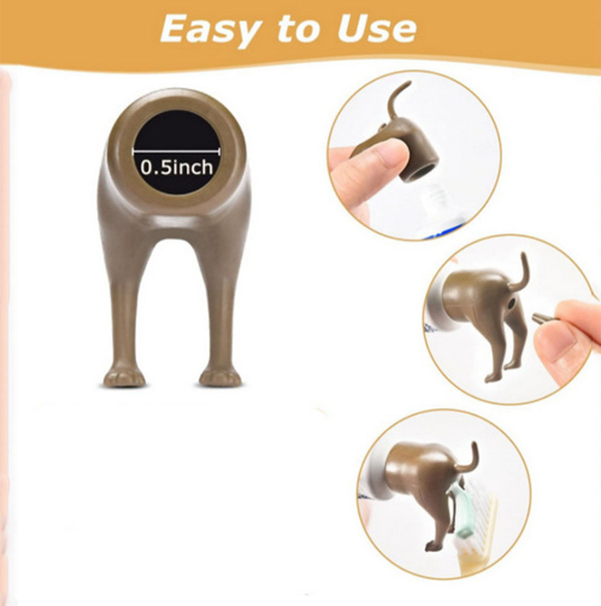 재미있는 강아지 엉덩이 치약 토퍼, 창의적인 치약 디펜 - Fertilizer Dispenser 리뷰 및 가격