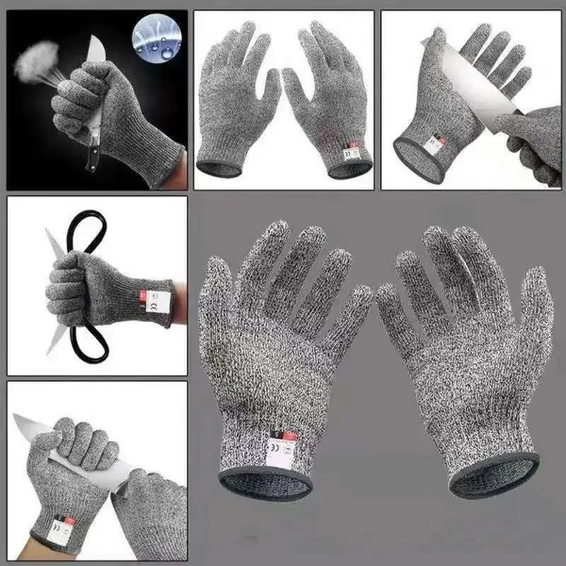 레벨 5 HPPE 절단 방지 장갑 주방 원예용 니트 절 - Gardening Tools Gloves 리뷰 및 가격