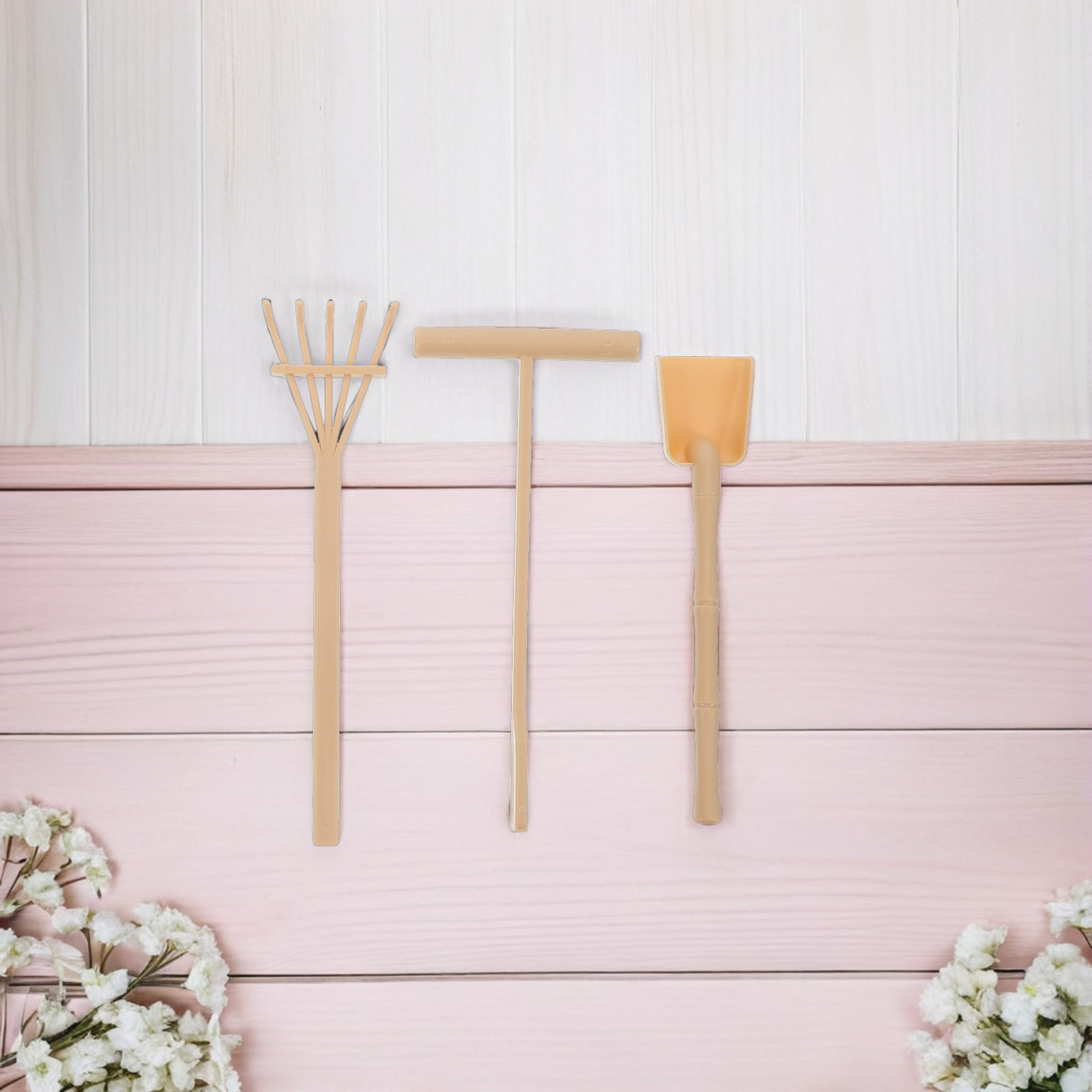 4세트 미니 젠 샌드 가든 갈퀴 도구 플라스틱 휴대용  - Gardening Tools And Accessories 리뷰 및 가격