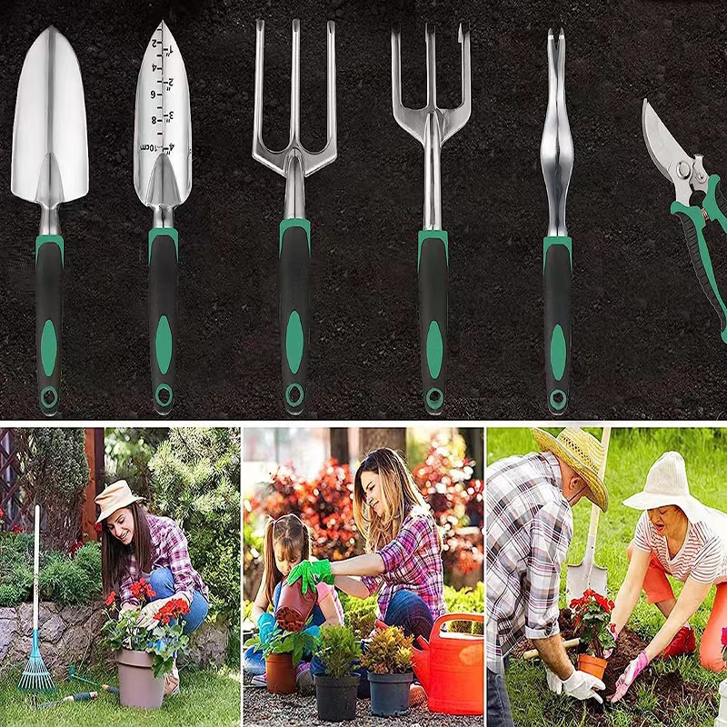 11종 정원 도구 세트 알루미늄 합금 스테인리스 스틸  - Gardening Tools Gift Set 리뷰 및 가격