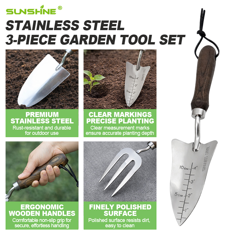 맞춤형 정원 도구 3종 미니 정원 손 도구 다기능 삽  - Gardening Tools Shovel 리뷰 및 가격