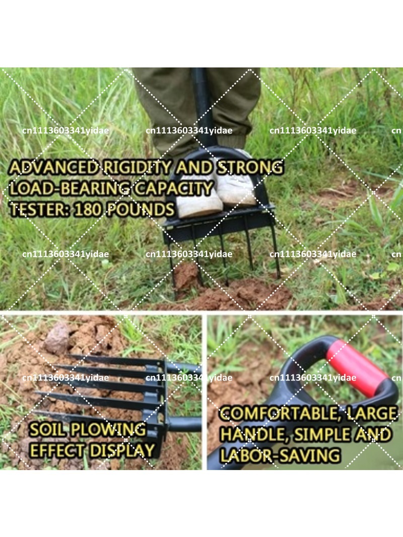 스틸 가든 포크 수동 흙 파는 도구 (깊은 굴착용),  - Gardening Tools Shovel 리뷰 및 가격