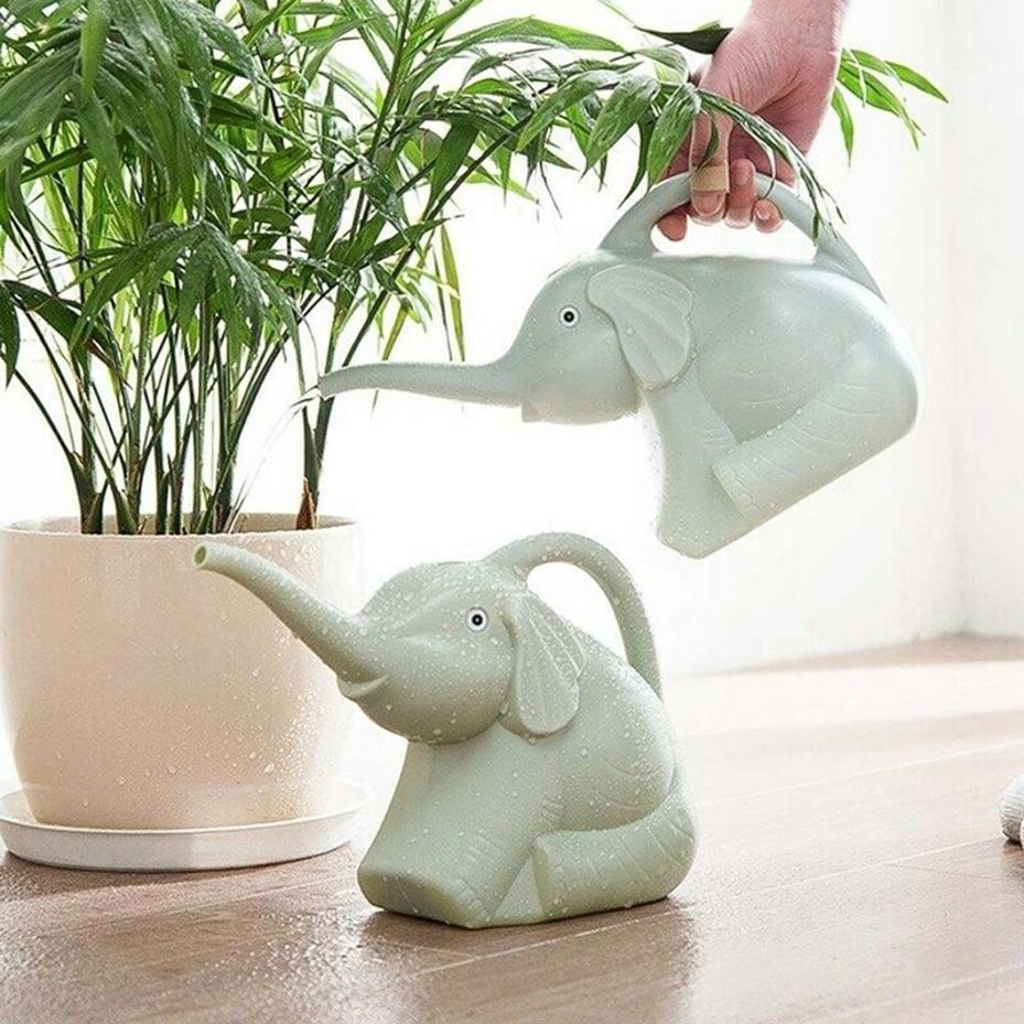 1 Pcs 새로운 귀여운 플라스틱 코끼리 모양 물뿌리개 - Gardening Tools Cute 리뷰 및 가격