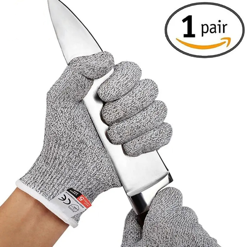 레벨 5 컷 증거 찌르기 방지 와이어 금속 장갑 주방  - Gardening Tools Gloves 리뷰 및 가격