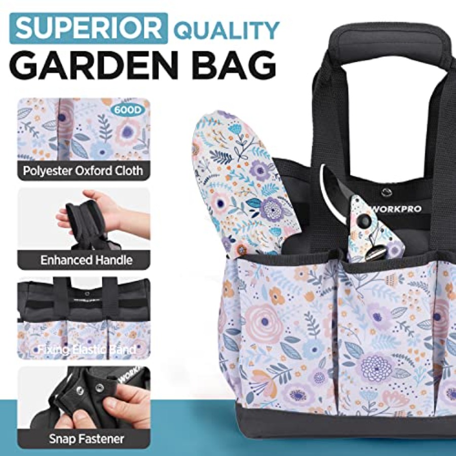 5PCS 정원 도구 세트, 가방이 포함된 알루미늄 헤비 - Gardening Tools Gift Set 리뷰 및 가격