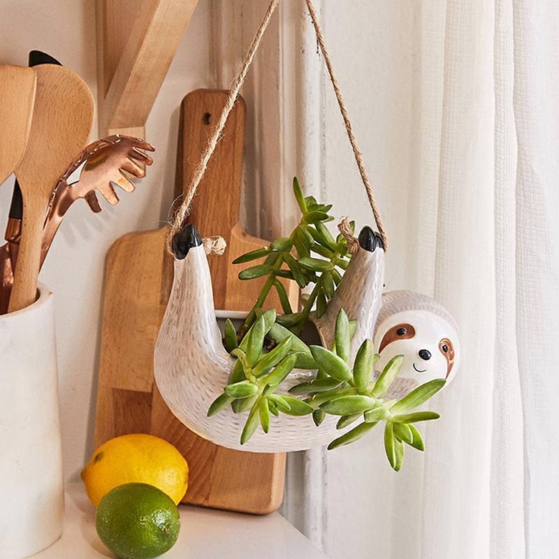 11cm 귀여운 Sloths 입상 모양 실리콘 금형 D - Gardening Tools Cute 리뷰 및 가격