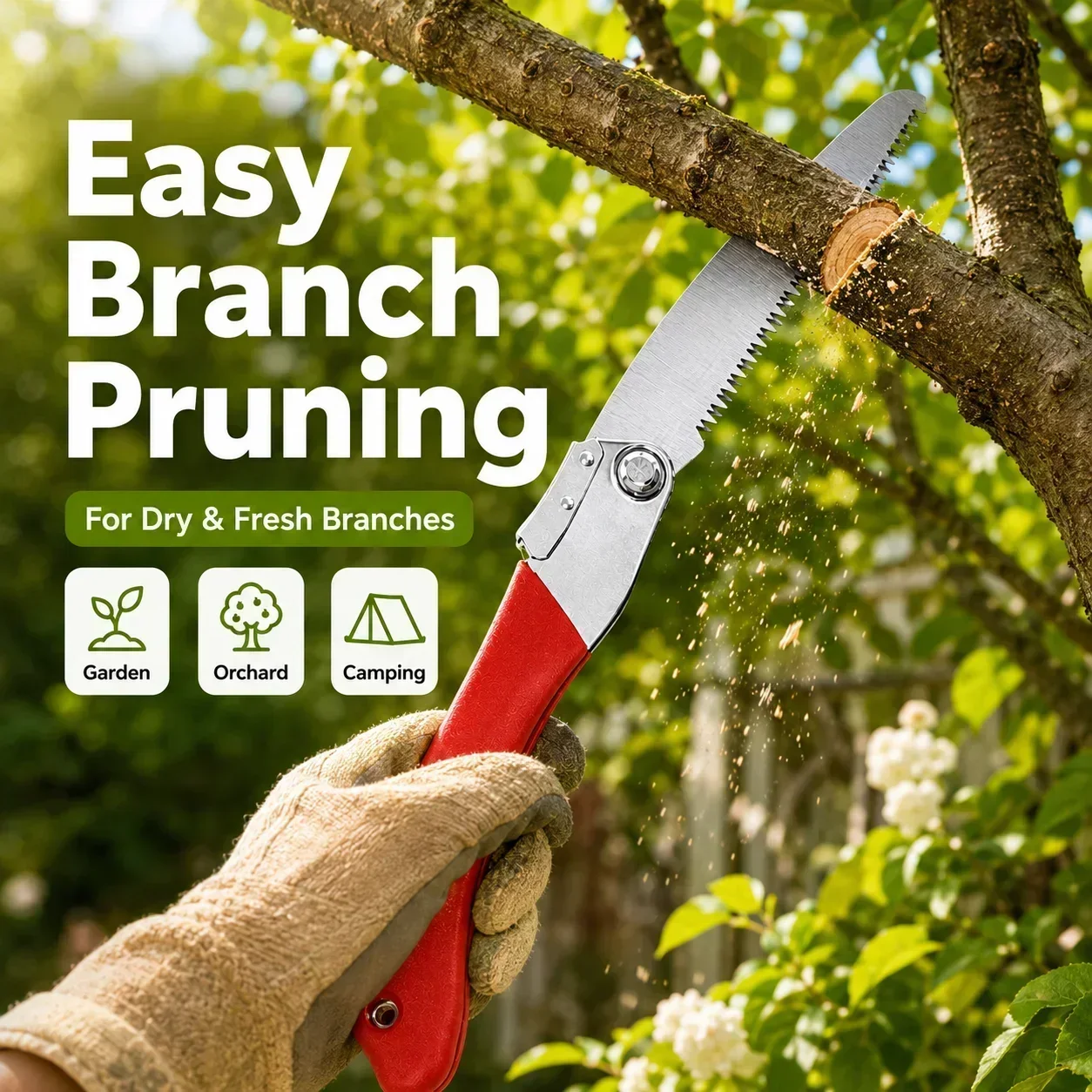 접이식 가지치기 톱 210mm SK5 강철 핸드 톱 3 - Gardening Tools To Cut Branches 리뷰 및 가격