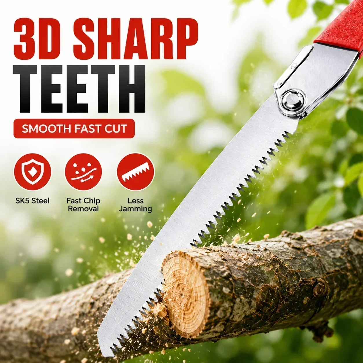 접이식 가지치기 톱 210mm SK5 강철 핸드 톱 3 - Gardening Tools To Cut Branches 리뷰 및 가격